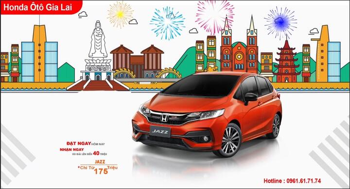 Honda Ôtô Gia Lai “Khuyến mại tưng bừng - Chào mừng đến Tết”