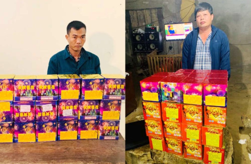 Thanh Hóa: Bắt quả tang 18 hộp pháo đang trên đường đưa đi tiêu thụ