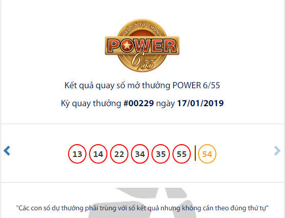 Kết quả xổ số Vietlott hôm nay 17/1/2019: Hé lộ bộ số trúng Jackpot hơn 31 tỷ đồng