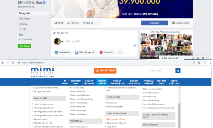 TP HCM: Mimi Clinic & spa hạ giá  "chạy " số lượng, công khai quảng cáo dịch vụ vượt phép