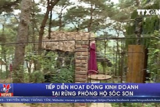 Vụ xẻ thịt đất rừng Sóc Sơn: Hoạt động kinh doanh vẫn tiếp diễn bất chấp lệnh cấm