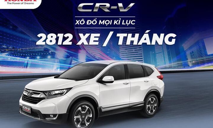Honda CRV - Xô đổ mọi kỷ lục doanh số với 2.812 xe trong tháng 1/2019
