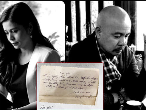 Hé lộ bức thư tình mùi mẫn ông Đặng Lê Nguyên Vũ gửi tặng vợ thời còn mặn nồng
