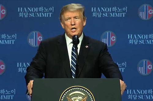 Ông Trump giải thích lý do Hội nghị thượng đỉnh Mỹ-Triều không đạt được thỏa thuận chung