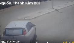 Video: Vừa tông trúng ô tô, tài xế xe máy lại bị cột đèn rơi vào người