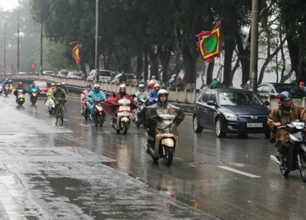 Dự báo thời tiết ngày 4/3: Hà Nội có mưa rào