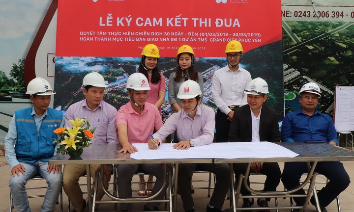 Tập đoàn TMS: Nỗ lực cán đích bàn giao nhà giai đoạn 1 TMS Grand City Phuc Yen