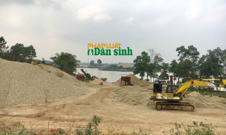 Bắc Giang: Vì sao bãi tập kết cát, sỏi khổng lồ không phép 
