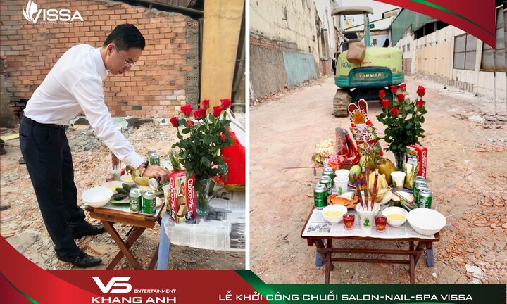 Khởi công công trình xây dựng Hệ thống salon vissa thuộc Tập đoàn VsetGroup 