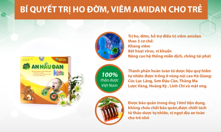 Dự  trữ ngay bài thuốc từ cúc lục lăng nếu trẻ hay bị viêm Amidan