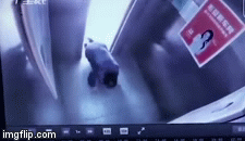 Video: Thiếu quan sát, người đàn ông suýt “tự sát” trong thang máy