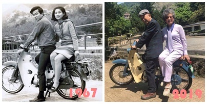 Bức ảnh “ngày ấy – bây giờ” của cặp vợ chồng già khiến nhiều người ngưỡng mộ