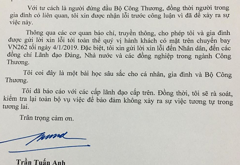 Bộ Công Thương kỷ luật 3 cán bộ, nhân viên trong vụ xe công đón vợ Bộ trưởng