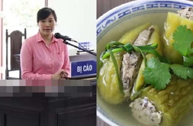 Lĩnh án 14 năm tù vì đầu độc chồng bằng canh khổ qua nhồi lá ngón