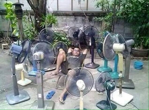 Mùa hè đến, cùng nghiên cứu những cách chống nắng nóng bá đạo của dân mạng