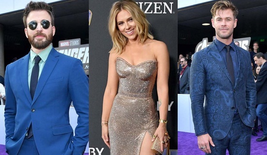 Dàn siêu anh hùng quyền lực trên thảm tím 