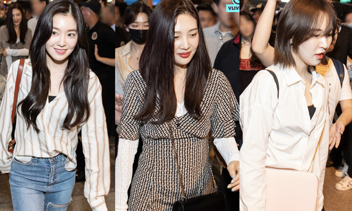 Cận cảnh nhan sắc rạng rỡ của dàn sao Hàn đình đám đổ bộ sân bay Tân Sơn Nhất giữa đêm khuya