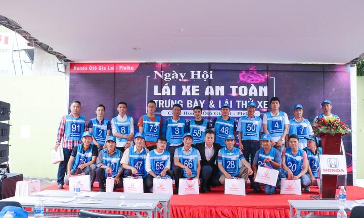 Honda Ôtô Gia Lai - Pleiku tổ chức thành công chương trình “hướng dẫn lái xe an toàn”