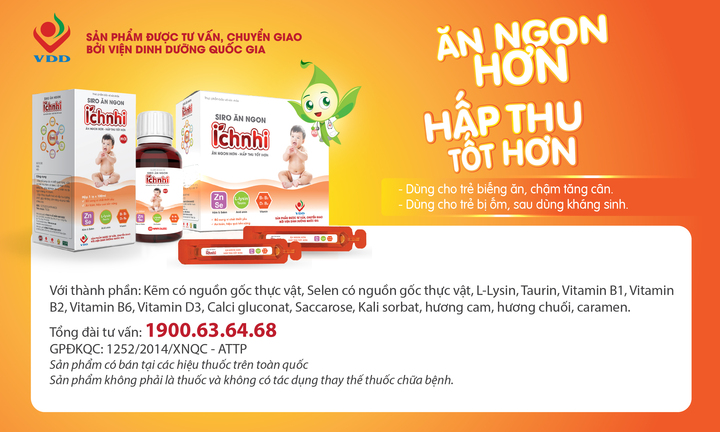 Có Siro ăn ngon, trẻ thèm ăn rõ rệt, tăng khả năng hấp thu sau 2 tuần