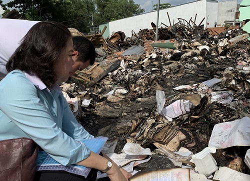 Vụ hàng tấn tài liệu xe buýt biến thành tro: Sở Giao thông- Vận tải TP.HCM lên tiếng