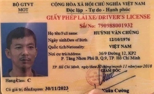 Khởi tố vụ án tài xế ép xe khiến chiến sĩ CSGT tử vong ở Vũng Tàu