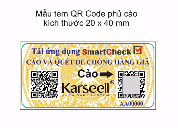 Thông báo V/v bổ sung tem chống hàng giả của công ty K&R Việt Nam