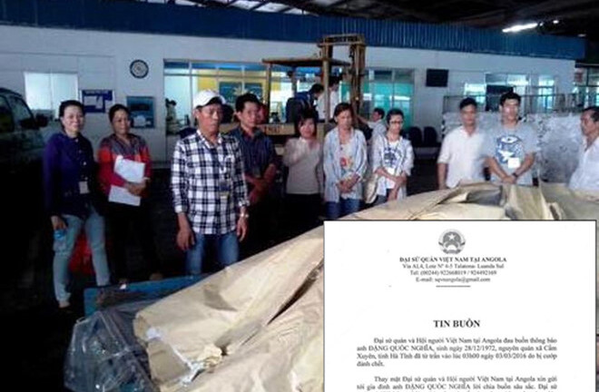 Hai lao động Việt Nam tại Angola bị cướp xông vào nhà sát hại