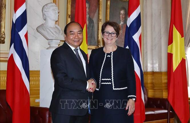 Thủ tướng Nguyễn Xuân Phúc hội kiến Chủ tịch Quốc hội Na Uy