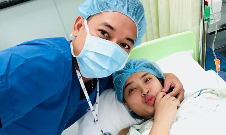 Bất chấp nguy hiểm, Hải Băng vừa hạ sinh con trai thứ 3