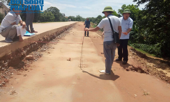 Công trình dự án xử lý khẩn cấp đê tả sông Chu: Đã có kết luận kiểm tra