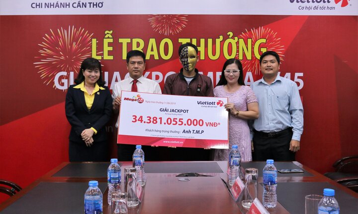 Đã xác định được điểm bán ra tấm vé số Vietlott trúng hơn 34 tỷ đồng ở Cần Thơ