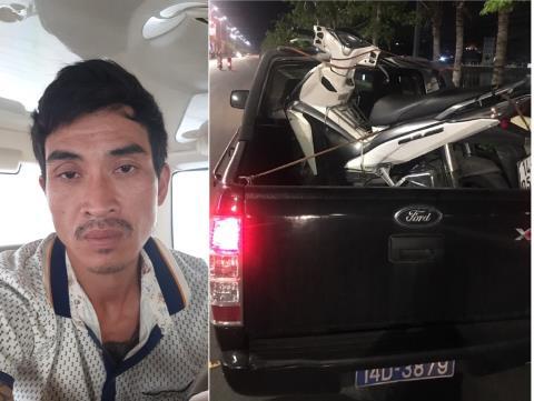 Khởi tố tên cướp xe máy dùng dao, súng chống trả công an