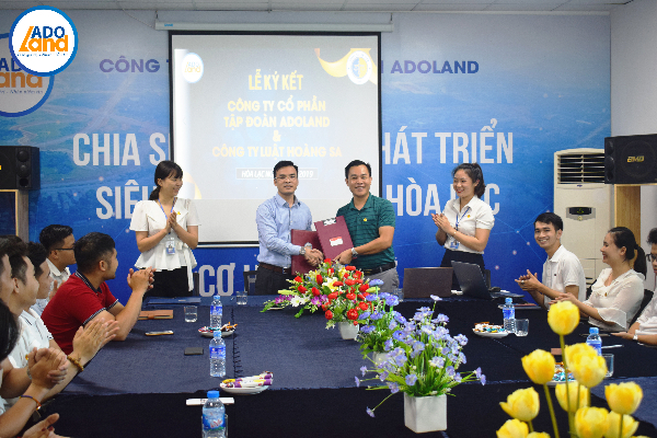 Tập đoàn ADOLAND và Công ty Luật Hoàng Sa hợp tác cùng phát triển