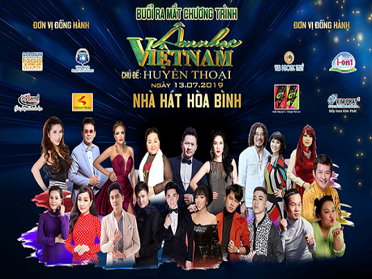 Đông đảo nghệ sĩ trong nước và hải ngoại góp mặt trong Liveshow Âm Nhạc Việt Nam