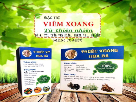  Xoang Hoa Đà – Diệt trừ tận gốc bệnh viêm xoang