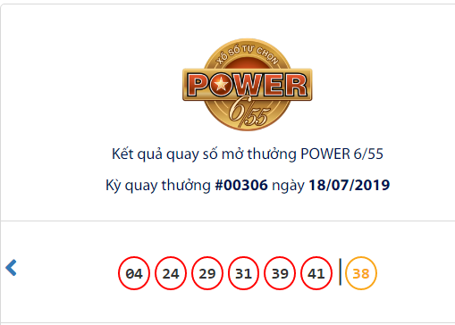 Kết quả xổ số Vietlott hôm nay 20/7/2019: Tìm chủ nhân cho Jackpot hơn 97 tỷ đồng