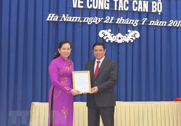 Đồng chí Lê Thị Thủy giữ chức Bí thư Tỉnh ủy Hà Nam