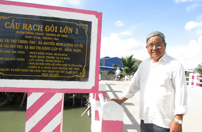 Lão nông An Giang bỏ tiền tỷ xây dựng quê hương