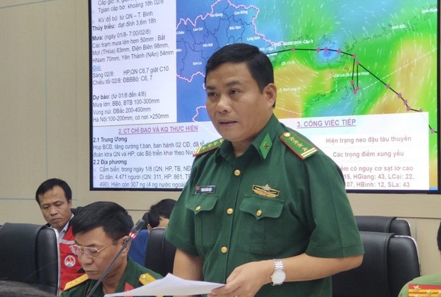 Mất liên lạc với 14 tàu cá Quảng Bình vào Trung Quốc tránh bão số 3