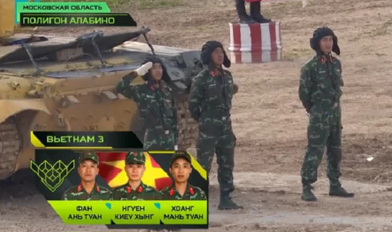 Việt Nam giành vé vào bán kết giải đua xe tăng quốc tế tại Nga 