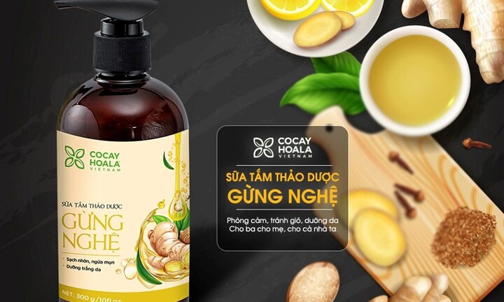 Sữa tắm thảo dược phòng cảm, tránh gió, dưỡng da làm chị em mê đắm