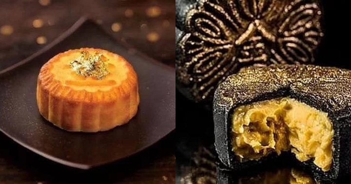 Có gì trong hộp bánh Trung Thu dát vàng ?