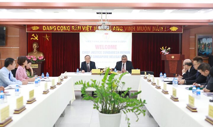 Đoàn đại biểu Hiệp hội Luật các nước ASEAN thăm và làm việc với Uỷ ban ALA quốc gia Việt Nam và Hội Luật gia Việt Nam