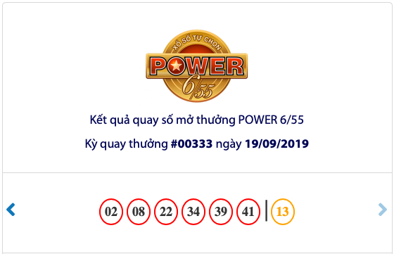 Kết quả xổ số Vietlott ngày 19/9/2019: 15 người tuột mất Jackpot hơn 69 tỷ đồng