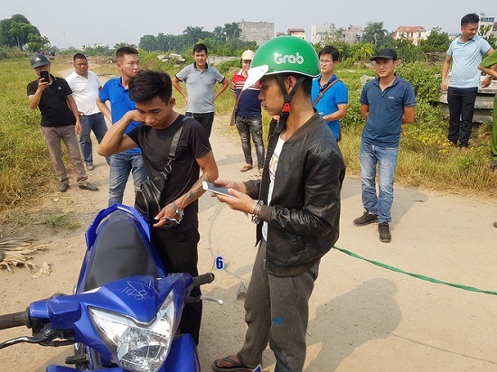 Thực nghiệm hiện trường vụ nam sinh chạy Grab bị sát hại ở Hà Nội