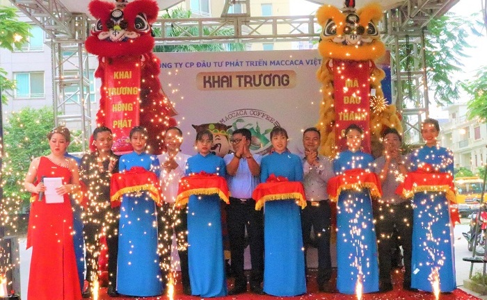 Maccaca Coffee tưng bừng khai trương cơ sở mới tại Hà Nội