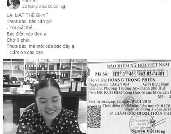 Mất thẻ BHYT và câu chuyện  "3 phút " 