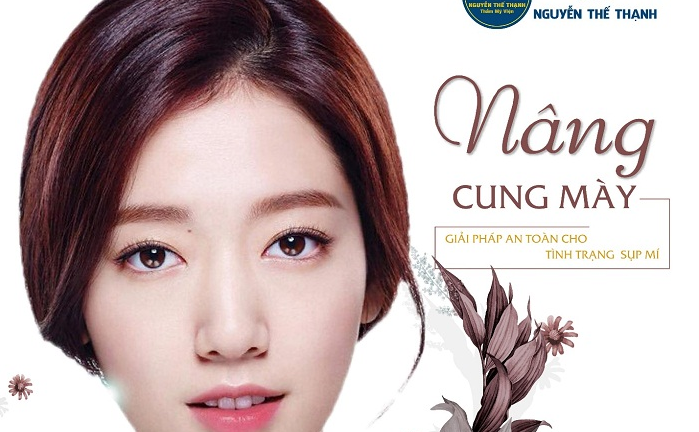 Nâng cung chân mày – Giải pháp hiệu quả cho tình trạng sụp mí 