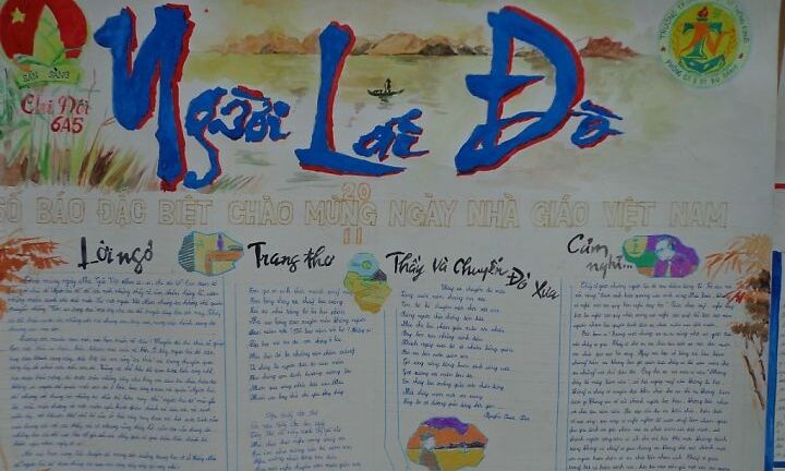 Lời ngỏ báo tường xúc động nhất cho ngày Nhà giáo Việt Nam 20/11