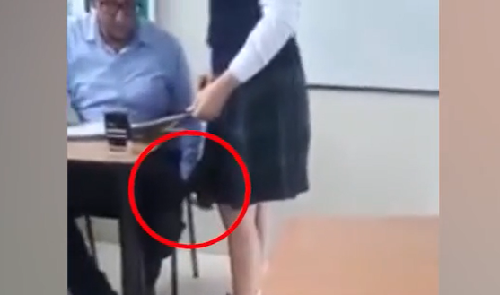 Thầy giáo chụp lén dưới váy nữ sinh khiến cộng đồng mạng phẫn nộ